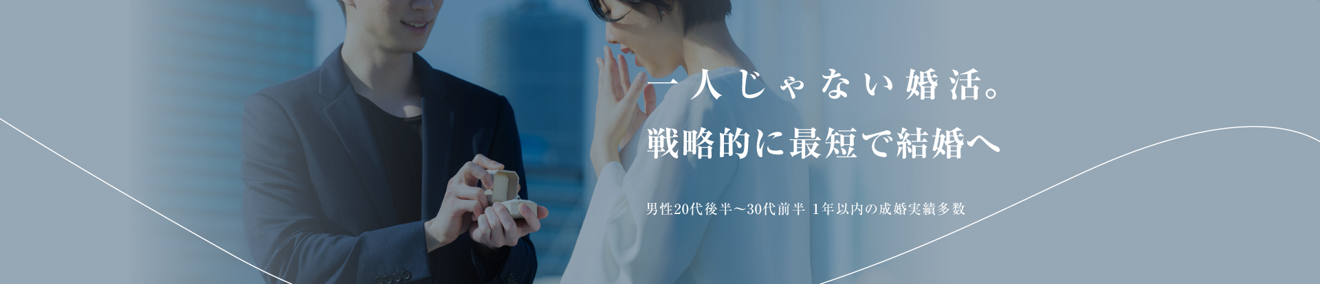 一人じゃない婚活。戦略的に最短で結婚へ